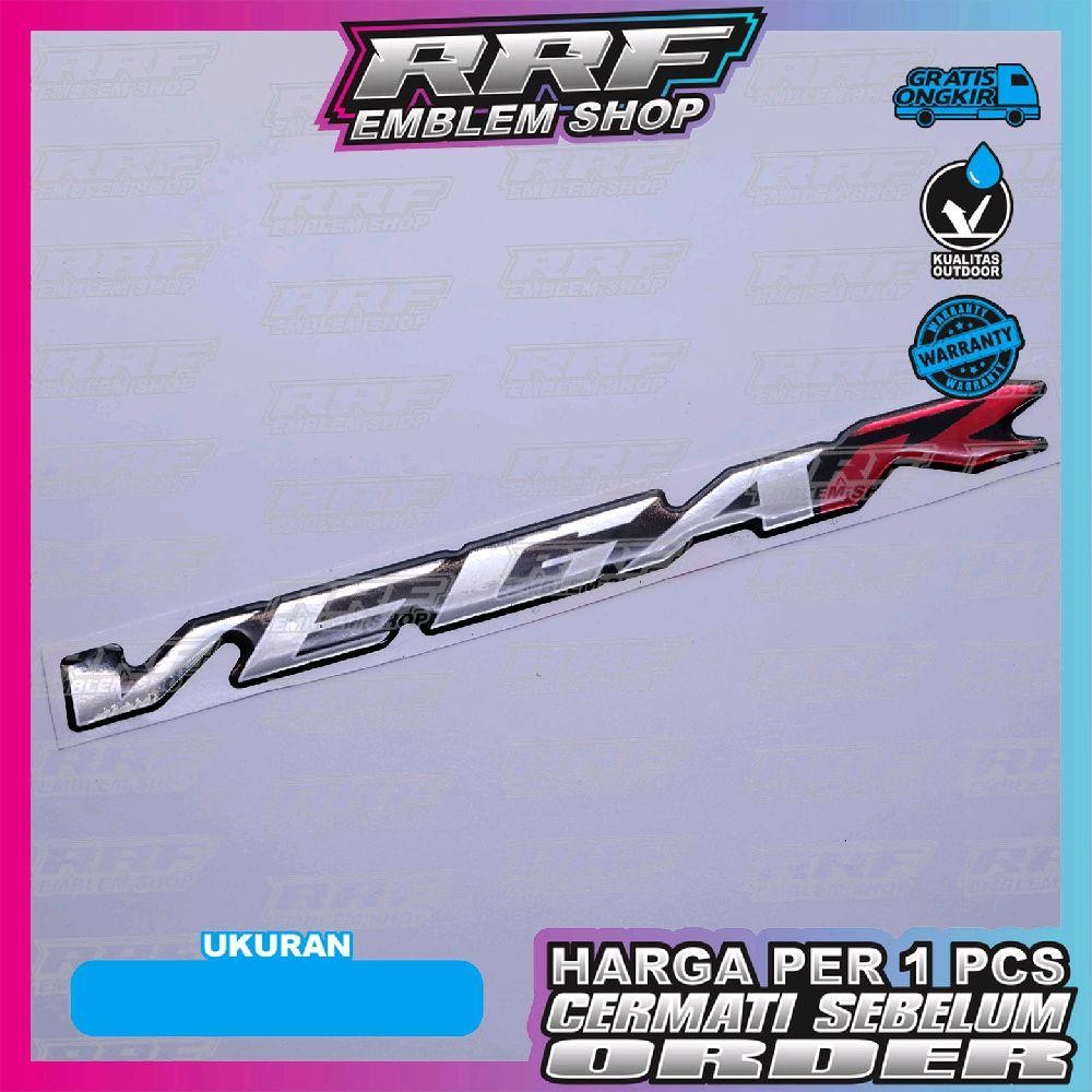 emblem timbul yamaha VEGA R / emblem silver chrome yamaha VEGA R / VEGA NEW