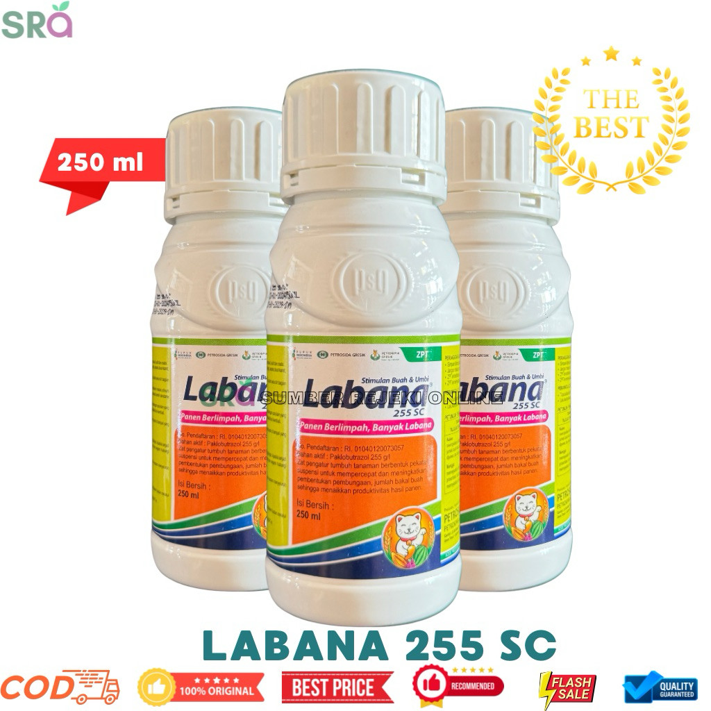 LABANA 225SC - 250ML PAKLOBUTRAZOL ZPT (Zat Pengatur Tumbuh) Pada Tanaman