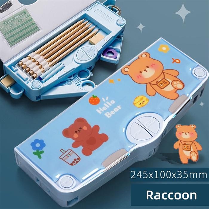 

Sale 【DELTA SCHOOL】Kotak Pensil/Tempat Pensil Bahan Plastik Multifungsi Untuk/Multifungsi Kotak Penyimpanan Alat Tulis /Kartun Lucu Tempat Pensil/Tempat Pensil Astronot Untuk Motif Unicorn Kids Pencil Stationery Plastik - Raccoon Tbk