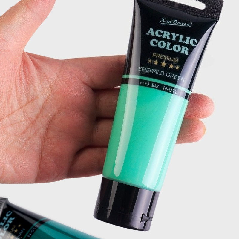 

75ml Acrylic Pigment Bright Colors Not Easy To Fade Waterproof Sun-resistant for Stone Canvas Wood Glass Paintings Graffiti