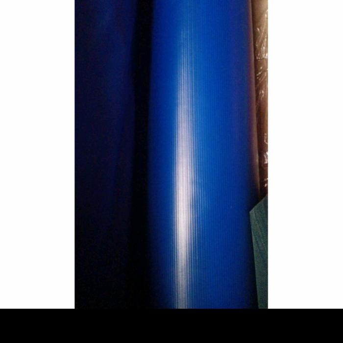 Promo kolam terpal/terpal kolam/terpal semi karet Orchid custom - biru Orchid