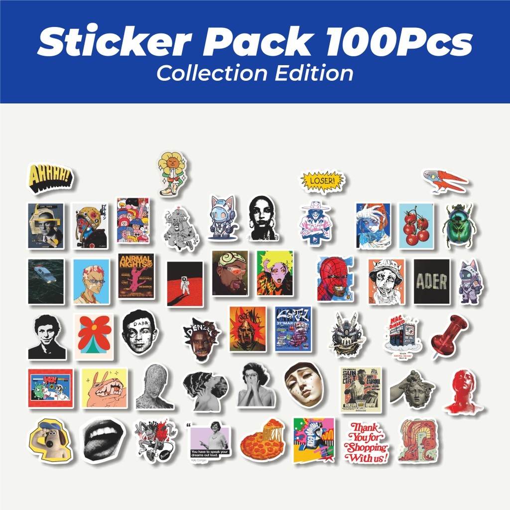 

Hot Stiker Random V11 Lucu Anti Air Stikers Berperekat Waterproof Sticker Decal Buat Motor Helm Buku Journal Koper Casing HP Laptop Botol Minum