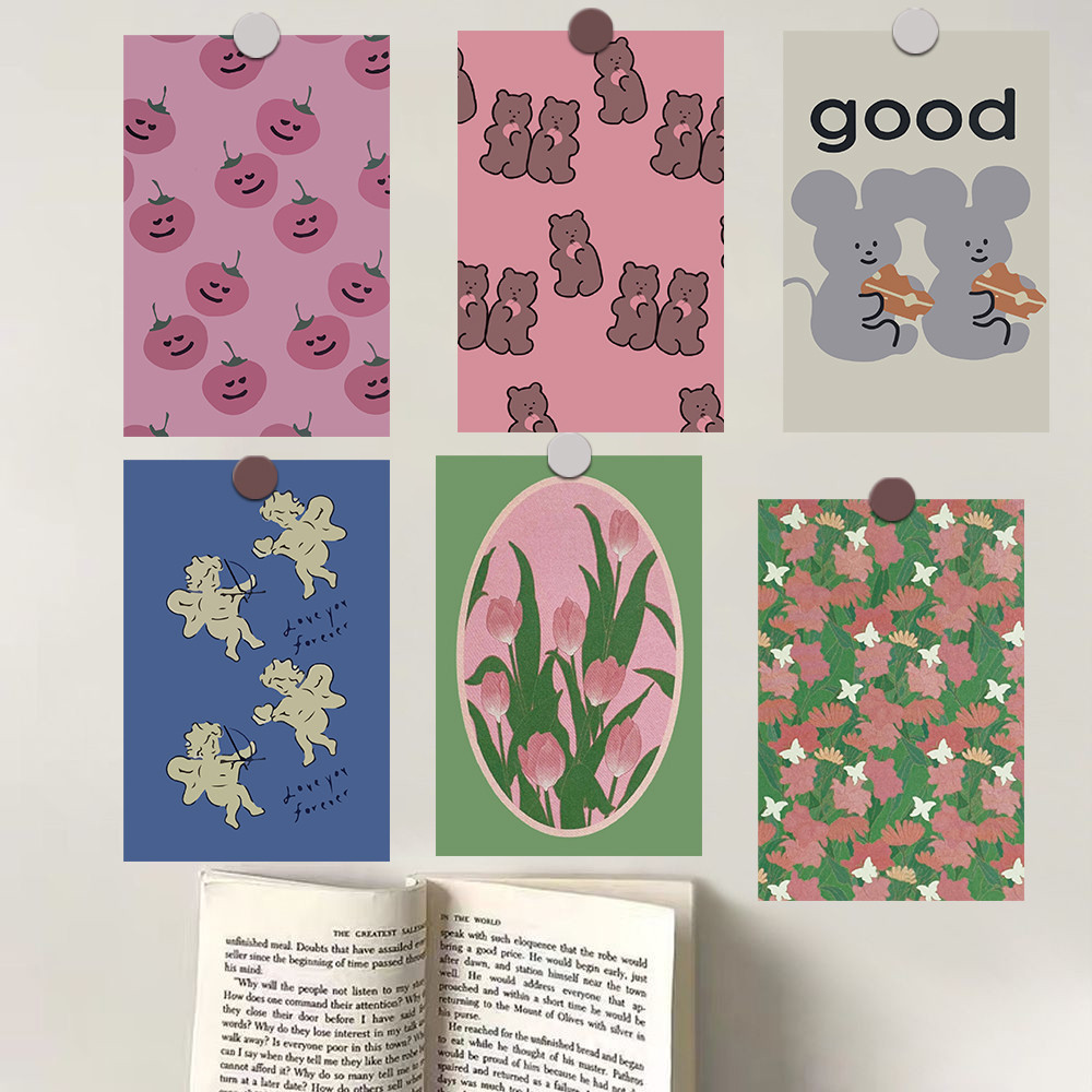 

10PCS Korean Series Stickers Posters Nostalgia Laptop Aesthetic Luggage Photography Art Living Gift DIY Decal Greeting Card