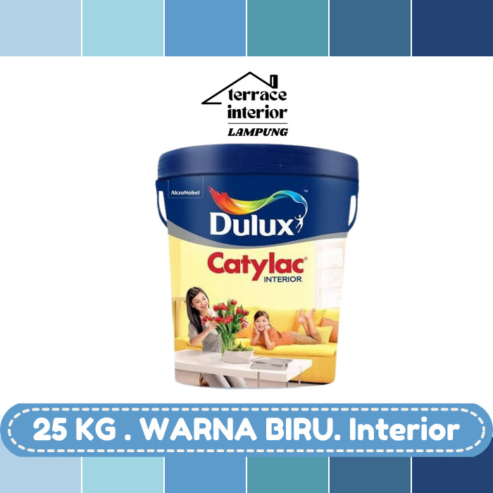 Cat Tembok Dulux Catylac Interior Warna Biru 25KG