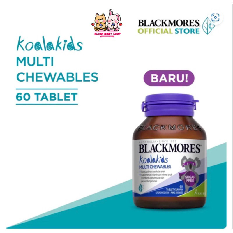 Blackmores Kids Multi Chewable 60 caps Multivitamin Anak