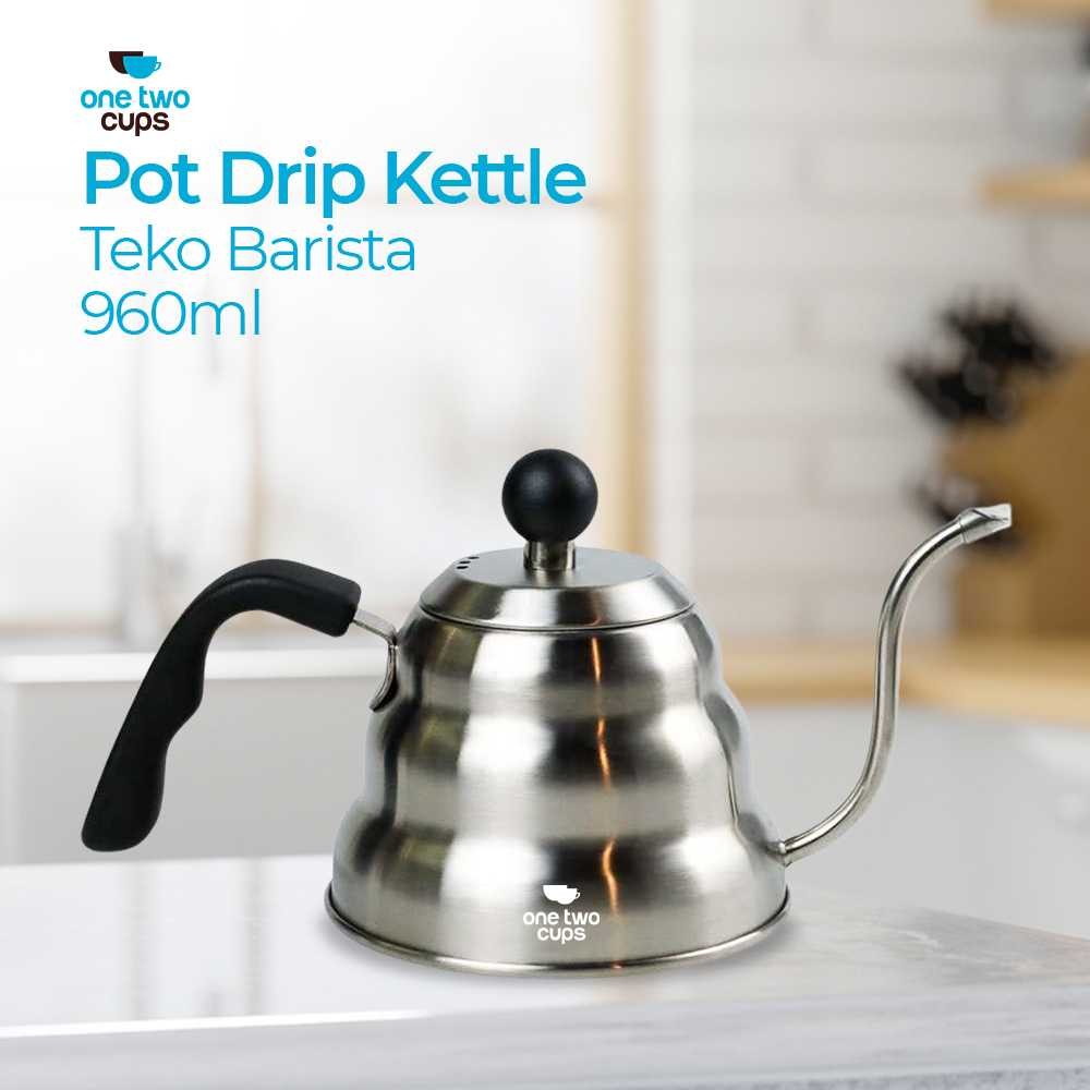 One Two Cups Teko Kopi Leher Angsa Pot V60 Drip Kettle 960ml - V60 MR
