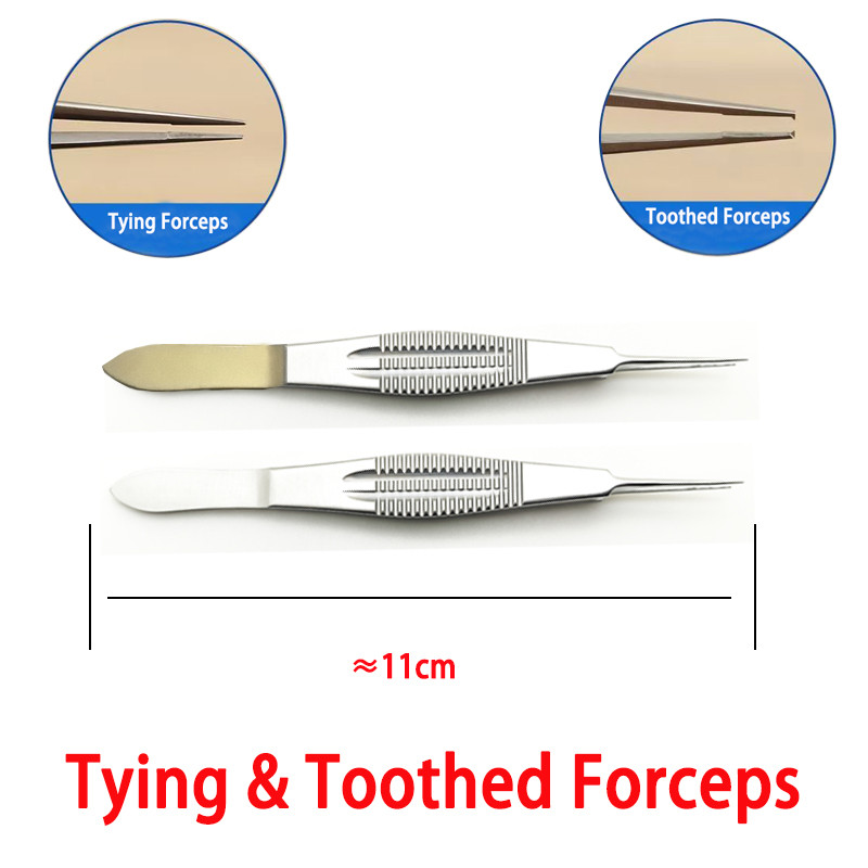 Tying Forceps Toothed Forcep Tweezers Oftalmologia Instrumentos Hi Eye
