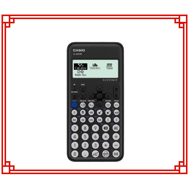 

Casio FX-82CWBK Kalkulator – Desain Ergonomis, Layar 4 Warna, Tampilan 4 Gradien, Navigasi Sederhana