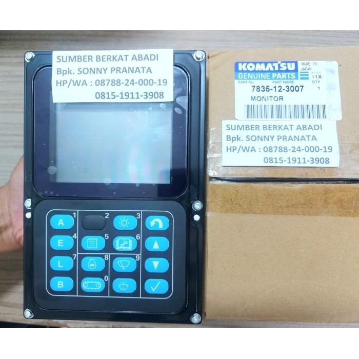 SCREEN 7835-12-3007 MONITOR 7835123007 LCD DISPLAY 7835 12 3007 - PC200-7 PC220-7 PC300-7 EXCAVATOR