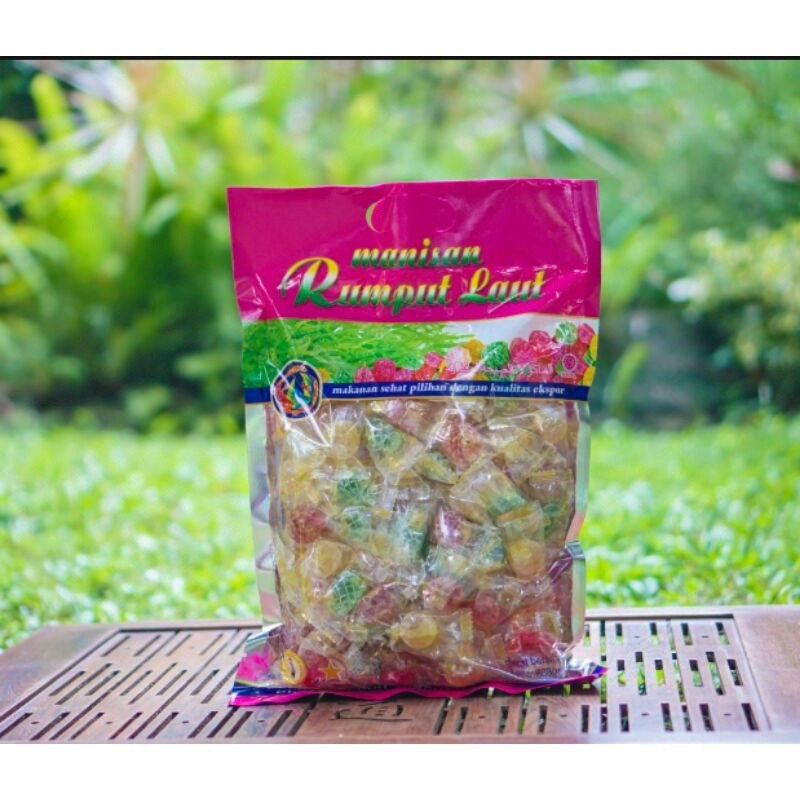 

Manisan Rumput Laut Plastik Bening 800 gr