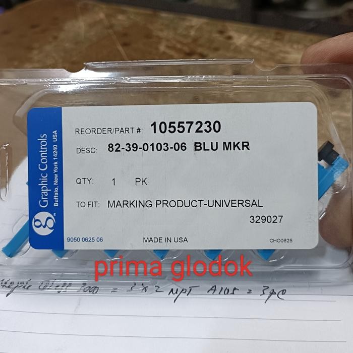 

Tinta barton merah/all temp gas pen biru