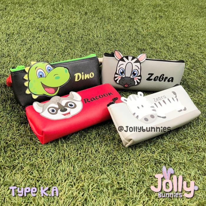 

Kotak pensil anak / kotak pencil dino / pencil case - Abu-abu Muda