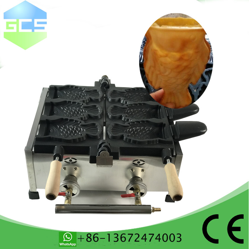 Professional Gas Type Ice Cream Taiyaki & Waffle Maker: Effortless Baking Excellence