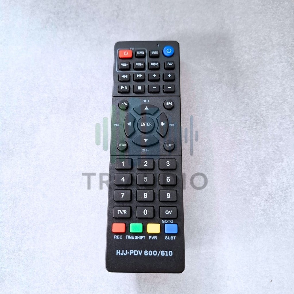 Remote Set Top Box Polytron – Kompatibel PDV600 & 610 Original