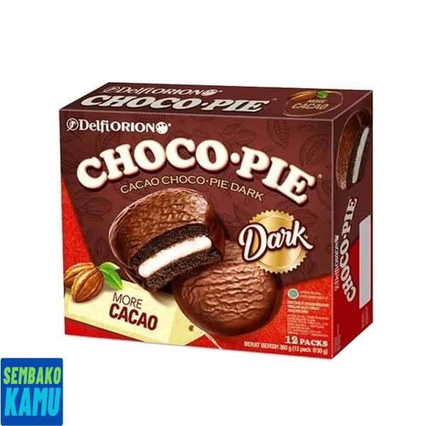 

Delfi Orion Chocopie Dark Cacao 12 pcs 360 gr