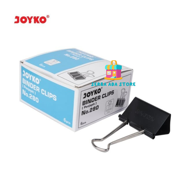 

Binder Clip Joyko No. 280 Penjepit Klip Kertas 60mm - SAS88