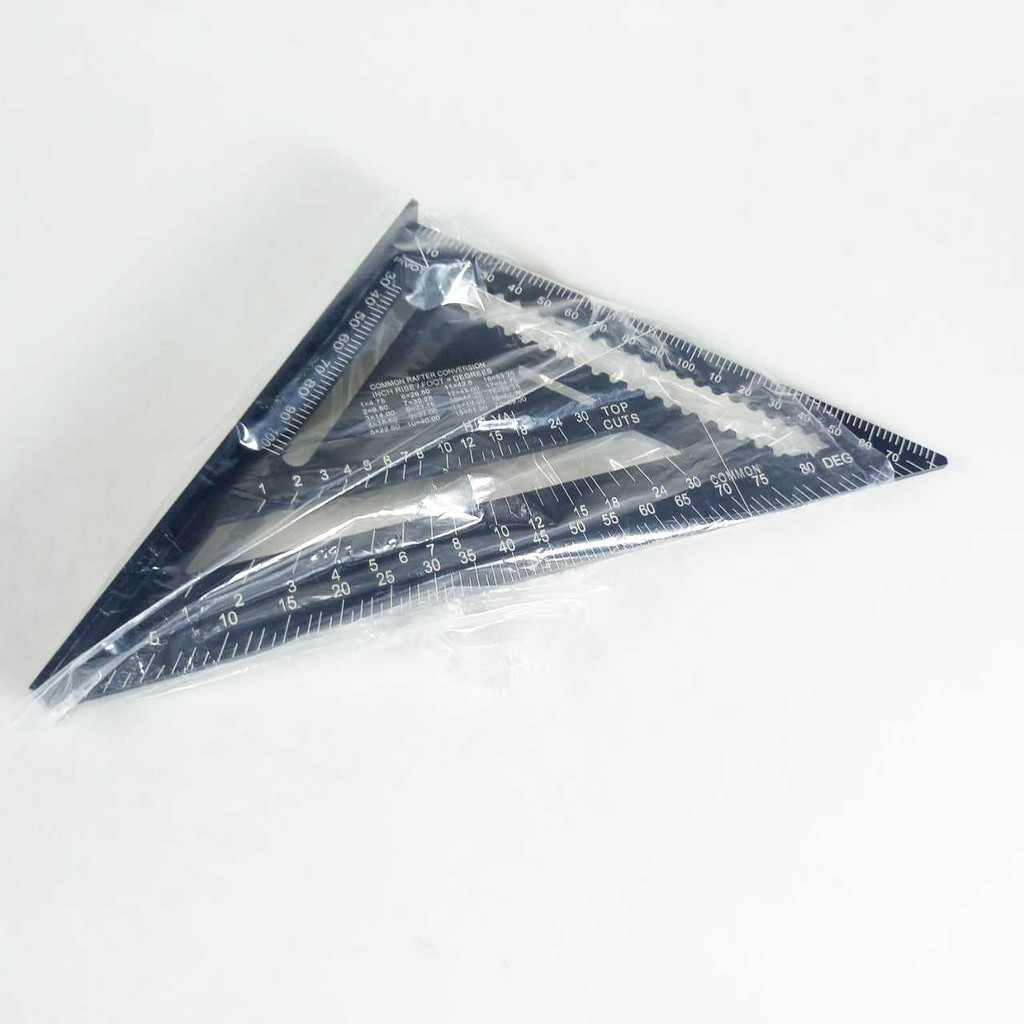 

SHIMASTR VKTECH Penggaris Siku Mistar Triangle Ruler Aluminium 7 Inch - A10D01