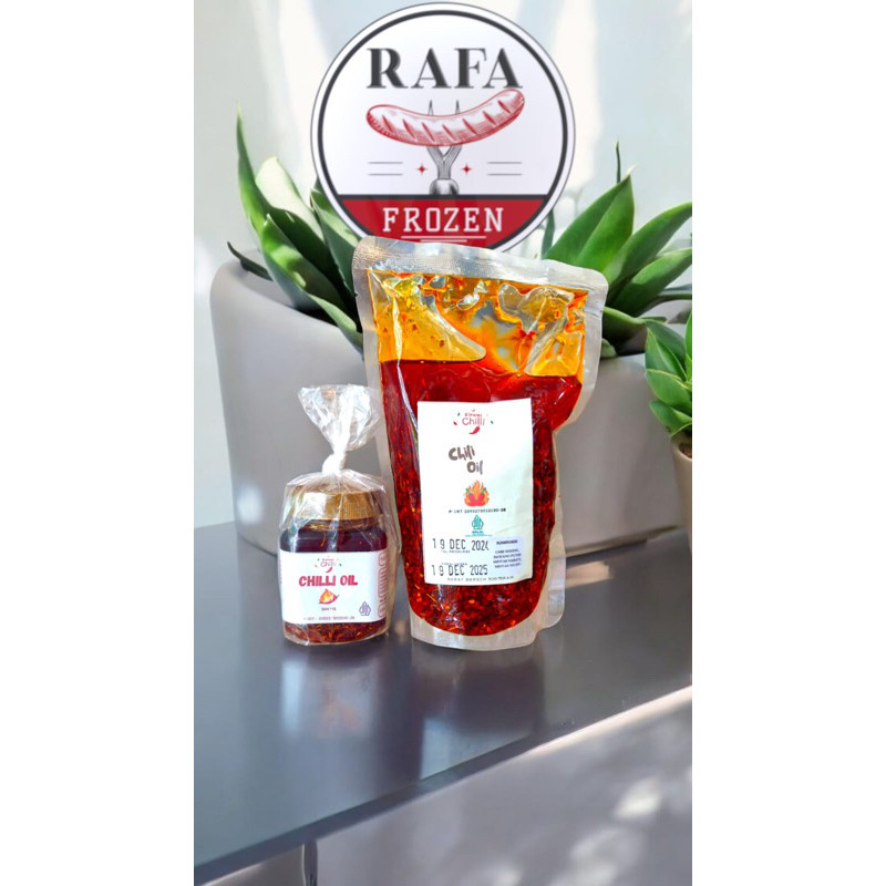 

New Chilli Oil Halal Pedas 200ml & 500gPremium