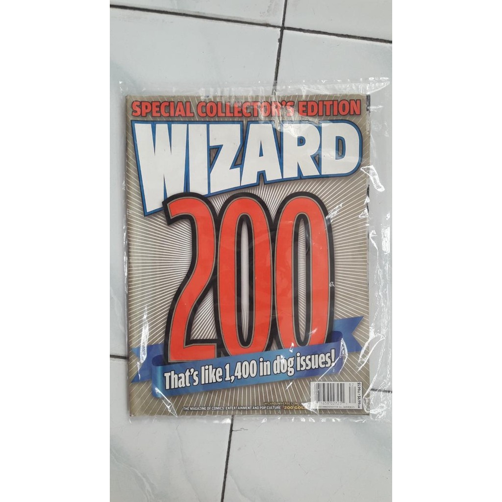 MAJALAH IMPORT  WIZARD No 200 - GOLD ANNY AND SPECIAL EDITION