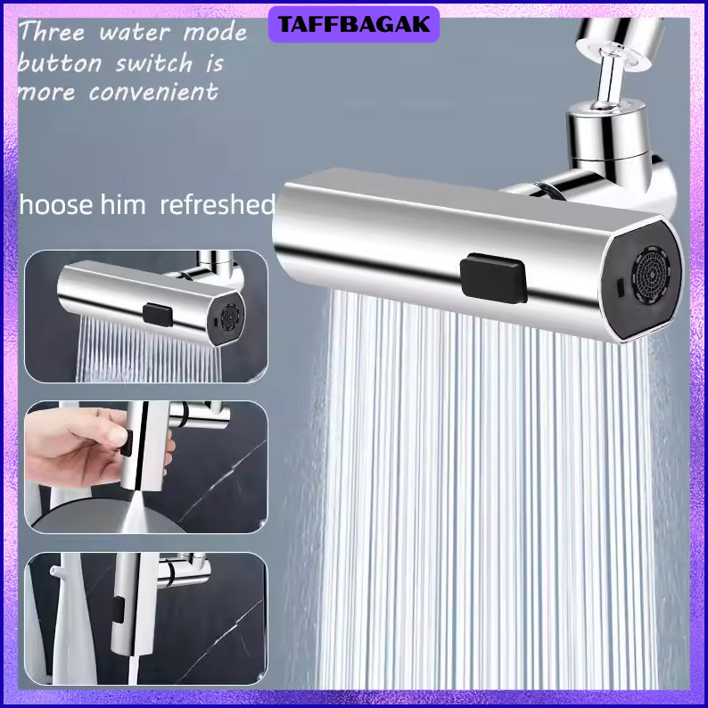 Keran Air Extender Faucet Water Outlet Universal 360 Degree - O2