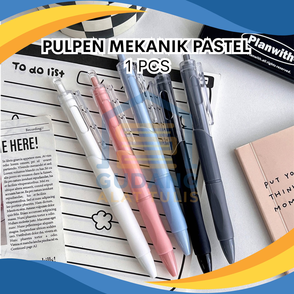 

PULPEN GEL RETRACTABLE MORANDI TINTA HITAM PER PCS