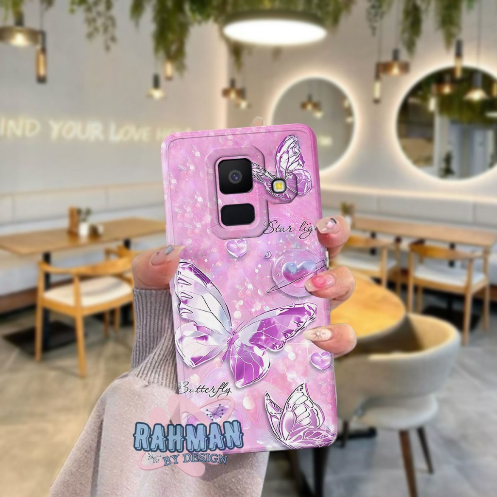 Softcase Samsung A6 2018 - A6 Plus - J8 2018  - Bahan karet lentur - Motif Keren - silikon lentur - 