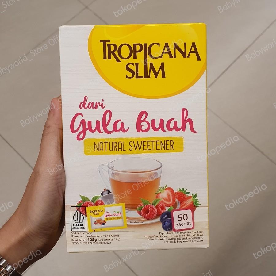 

Tropicana Slim Sweetener dari Gula Buah Pemanis ( 50 Sachets )
