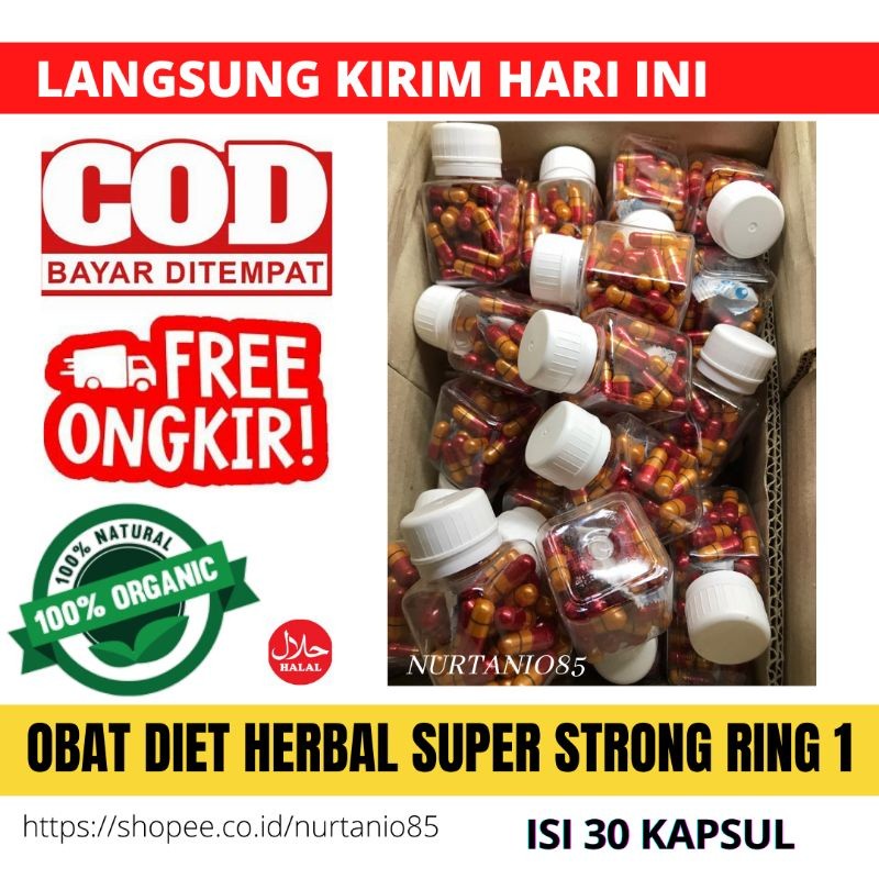 Pelansing Badan ODD Herbal Ampuh - Obat Pelansing Diet Herbal Pil Super Strong Botol Polos Di Jamin 