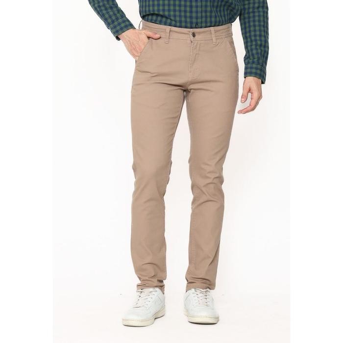 Celana Chino Pria Lois Jeans Original Celana Chino Slim Fit Stretch SLS6024M