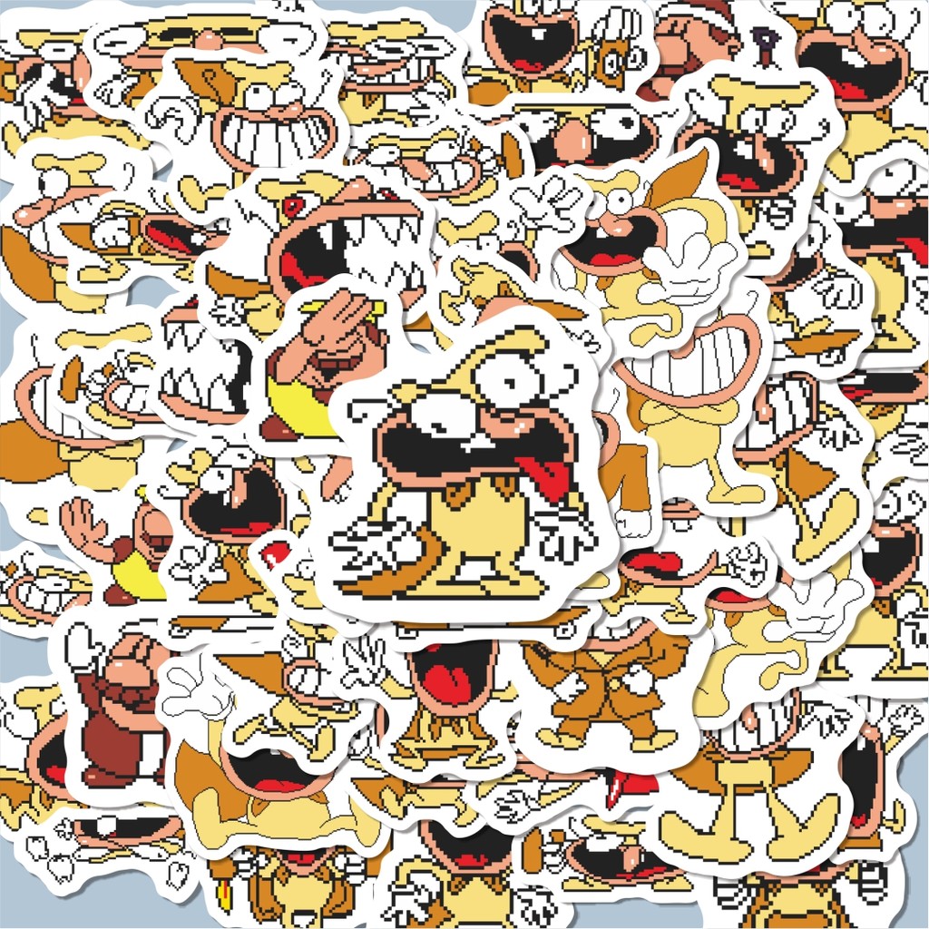 

100PCS Lucu Stiker Pizza Tower V13 Stiker Aesthetic Stiker Anti Air Stikers Berperekat Waterproof sticker decal buat Motor Helm Buku Journal Koper Casing HP Laptop Botol Minum Hadiah anak