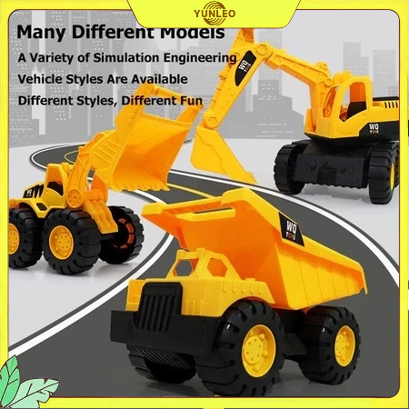 YUNLEO Mobil Mainan Anak Laki Laki Mobil  Besar Truk Mainan Teknik Dump Truck Truk Mainan Bulldozer 