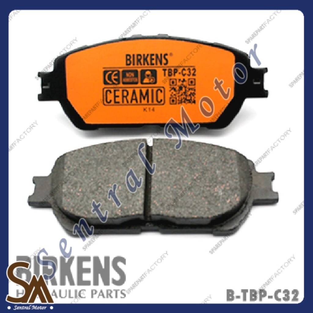 Brake pad kampas rem belakang Toyota Alphard/Previa/Estima Birkens