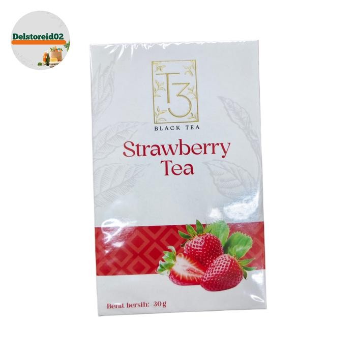 

T3 black tea strawberry tea 30 gram