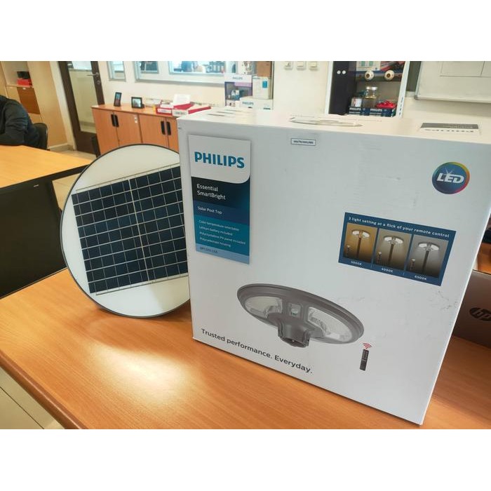 PHILIPS LAMPU JALAN SOLAR CELL BPC010 LED20,LED30,LED40,LED50 / PHILIPS ESSENTIAL SMARTBRIGHT SOLAR 