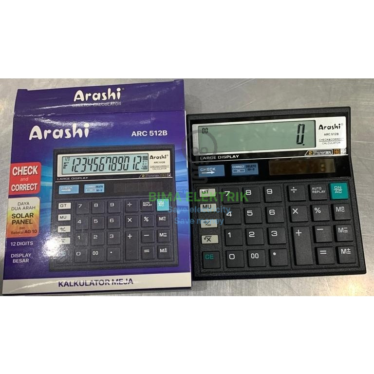 

KALKULATOR 12DIGITS ARC 512B ARASHI