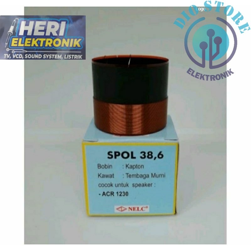 Spul Speaker ACR 1230 Black/ 1238 Diameter 38,5mm