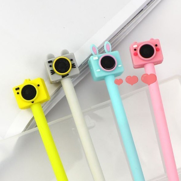 

ACEH.BA PULPEN CUTE CAMERA - BALLPOINT BOLPEN PENA GEL KAMERA UNIK LUCU KARAKTER