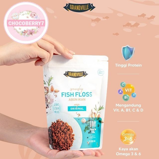 

HEMAT! ABON GRANDVILLE Abon Sapi Ayam 100g Chruncy Beef Chicken Floss 100 g - Fish Original