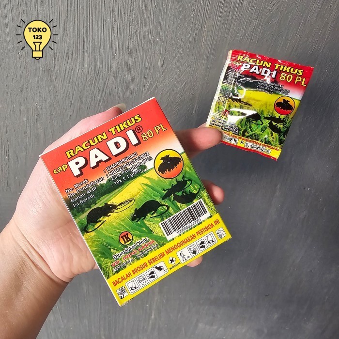 Racun Tikus Cap Padi Pembasmi Hama Pestisida Rodentisida Ampuh Pest Control