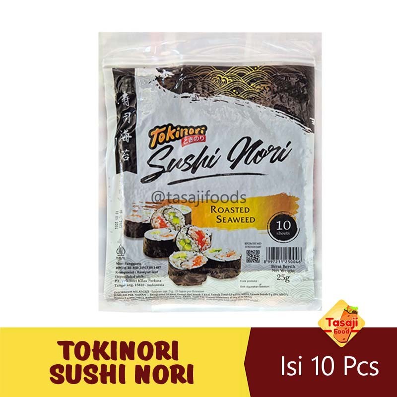 

Tokinori Sushi Nori Isi 10 Sheets Roasted Seawed