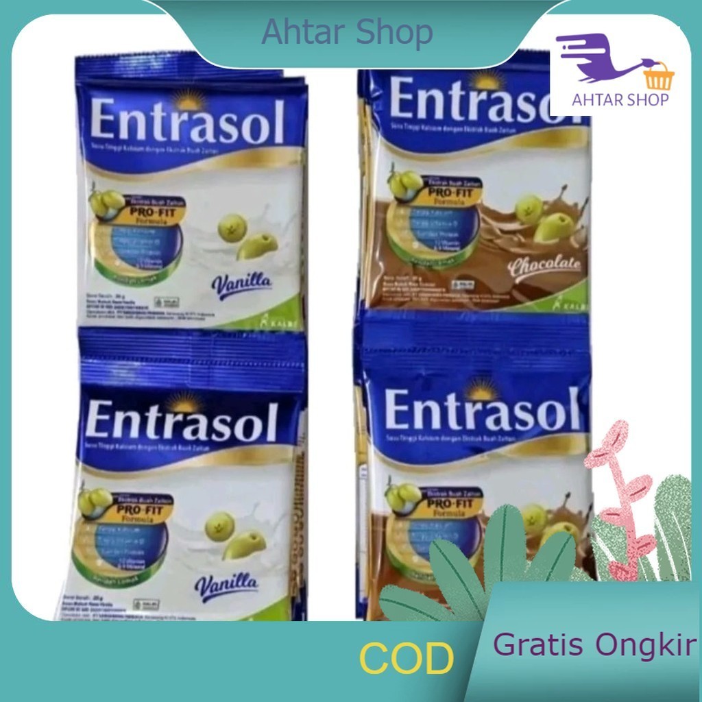 

Entrasol Renceng Isi 10 Sachet Susu Lansia Untuk Menjaga Kesehatan Tulang dan mempertahankan kepadatan tulang dan gigi