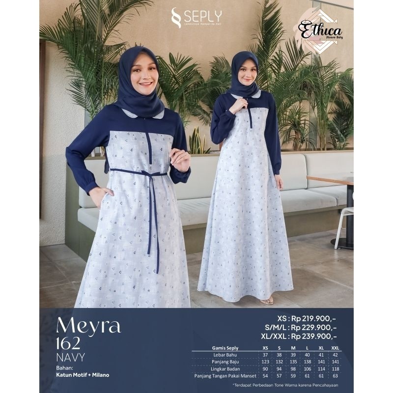 Ethicastore.bdg Gamis Meyra 162 Seply/Dress Meyra 162/Gamis Seply