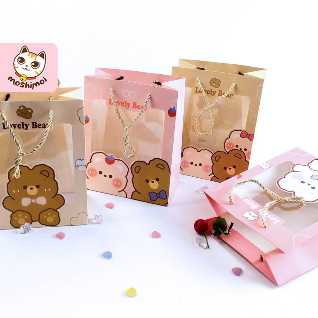 

Paper Bag/Hampers/Tas Kado/Tas Hadiah/Tas Karton/Bungkus Kado/Tas Souvenir Tali Motif Lucu