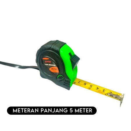Meteran Tukang Kayu Bangunan 5 Meter M Murah