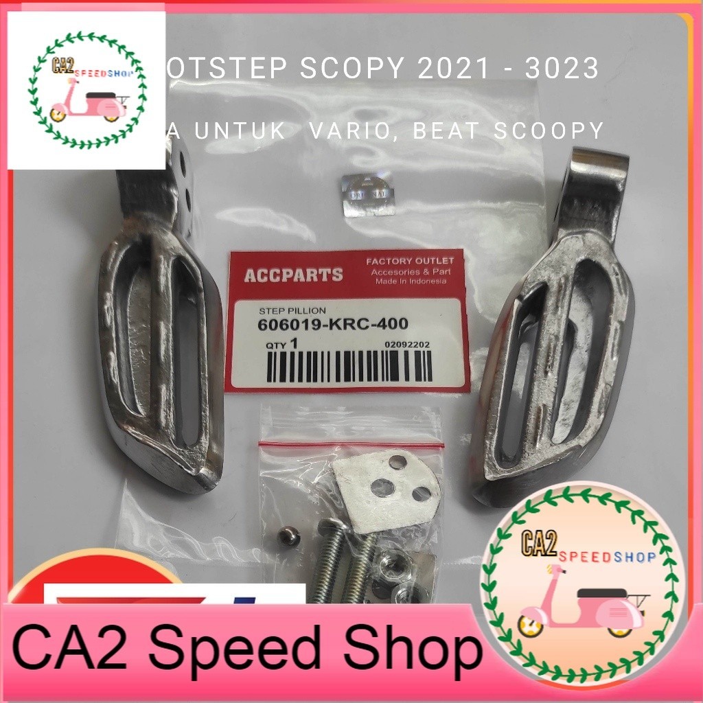 footstep new scoopy Step pijakan kaki Scoopy 2021 2022 2023 bisa untuk vario beat scoopy