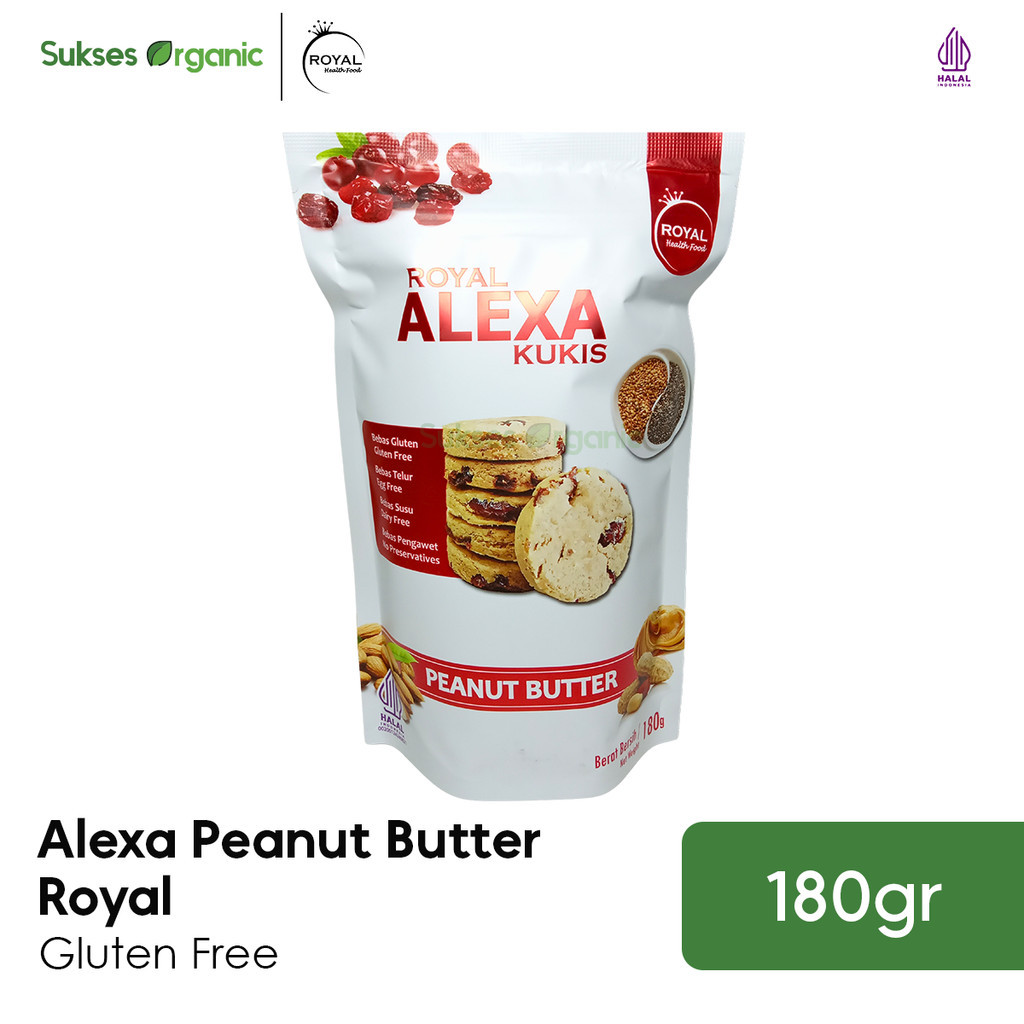 

Alexa Cookies Almond PEANUT BUTTER Gluten Free 180gr