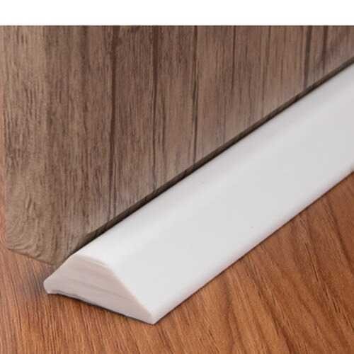 Lis Strip Bawah Pintu Anti Serangga Kecoa Sealing Strips Water Stopper Bar 1 Meter Silikon Penutup C