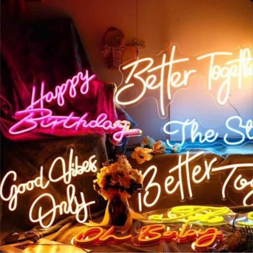 ID PROMO TERMURAH CUSTOM LAMPU NAMA NEON FLEX LAMPU CUSTOM NAMA NEON SIGN CUSTOM NAMA LAMPU NEON