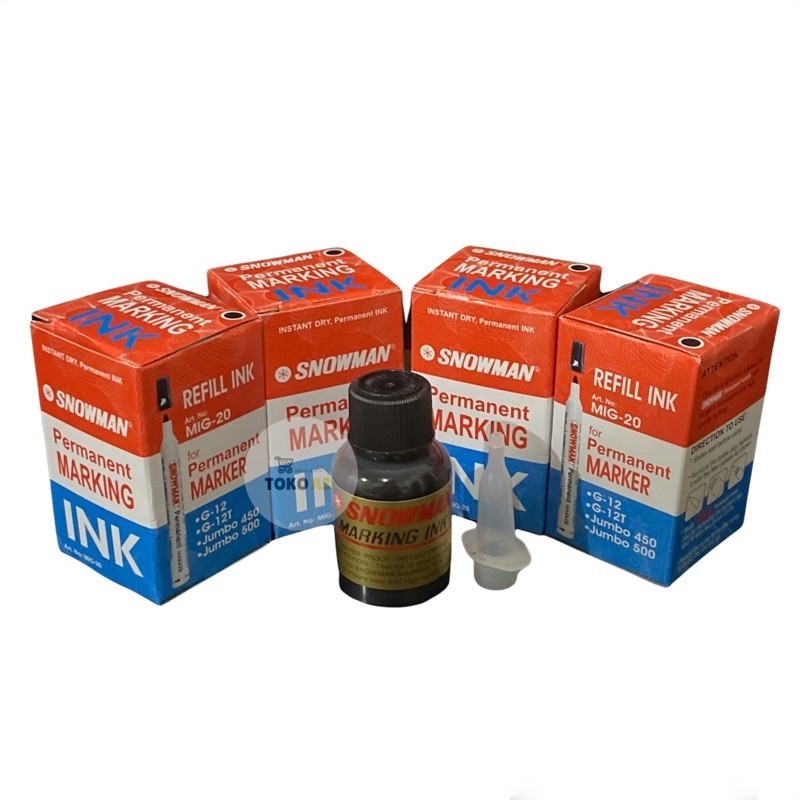 

REFILL TINTA SPIDOL PERMANEN SNOWMAN (HITAM)
