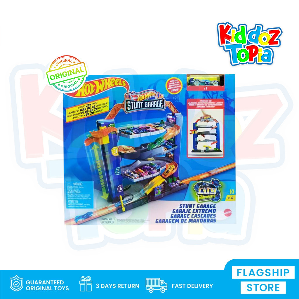HotWheels Hot Wheels City Robo Beasts Stunt Garage GNL70 GLC